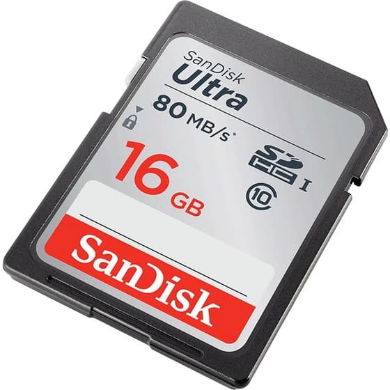 کارت حافظه SD 16GB سن دیسک مدل Ultra 80MB/s — تصویر ۲