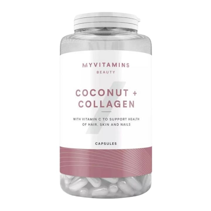 کپسول کوکونات کلاژن مای ویتامینز | تقویت پوست، مو و ناخن | Myvitamins Coconut & Collagen