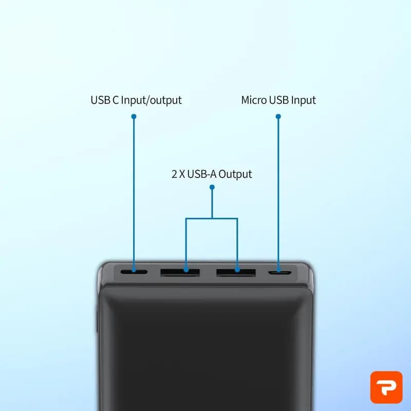 پاوربانک Philips DLP7721C 20000mAh Fast Charge — تصویر ۴