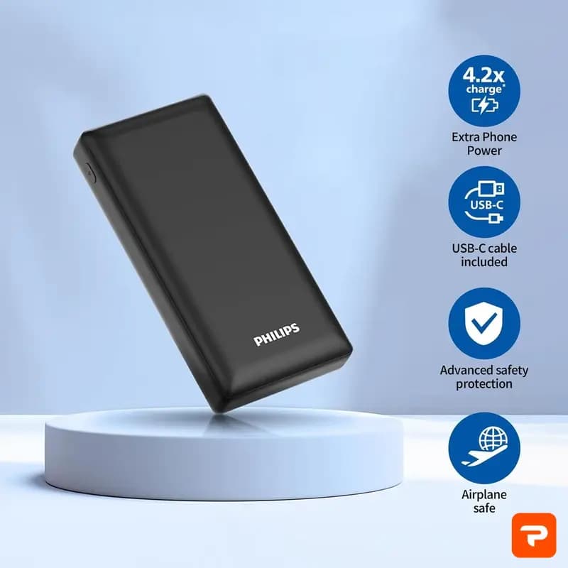 پاوربانک Philips DLP7721C 20000mAh Fast Charge — تصویر ۶