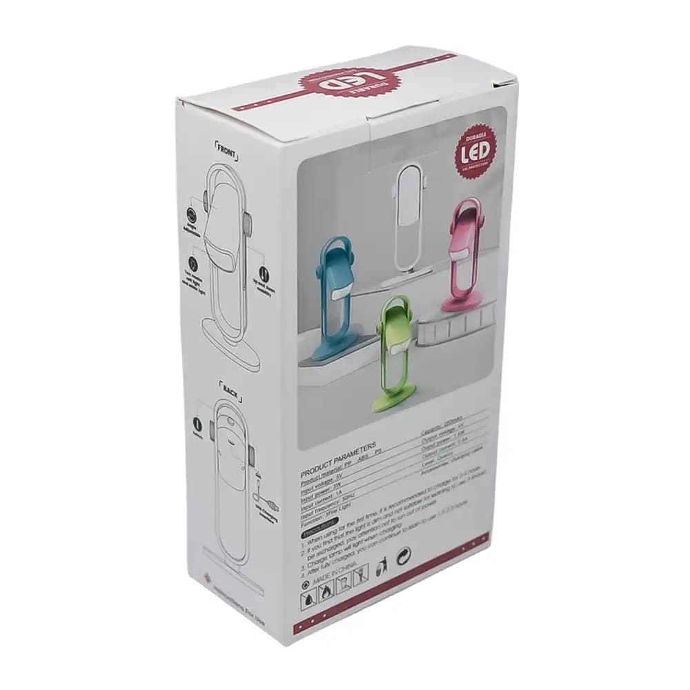 چراغ مطالعه مینیمال تاشو مدل XJD-39 — تصویر ۴