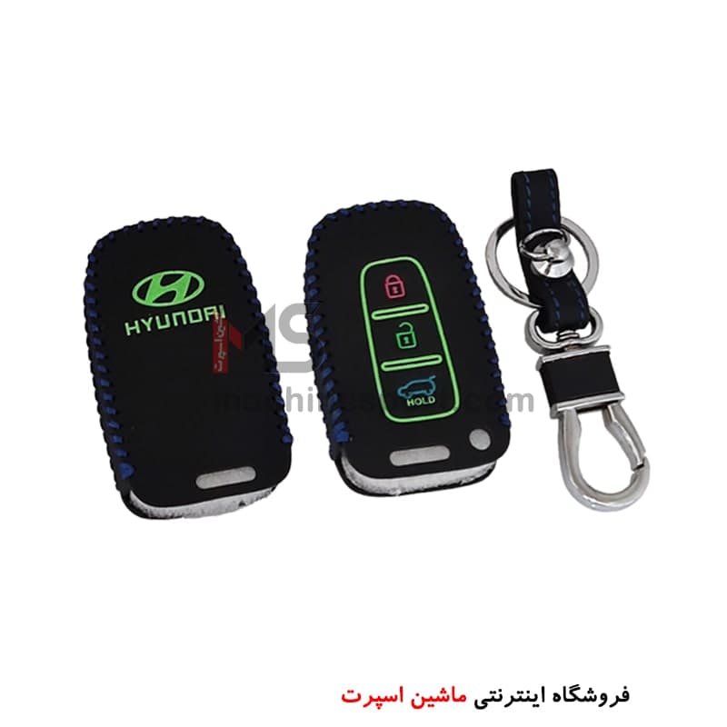 کاور چرمی سوئیچ هیوندا 3 دکمه کیلس — تصویر ۲