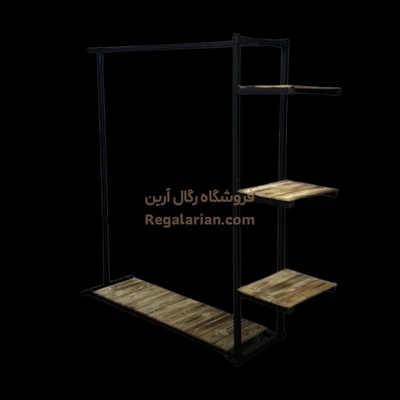 رگال کف چوب بغل ۳ طبقه