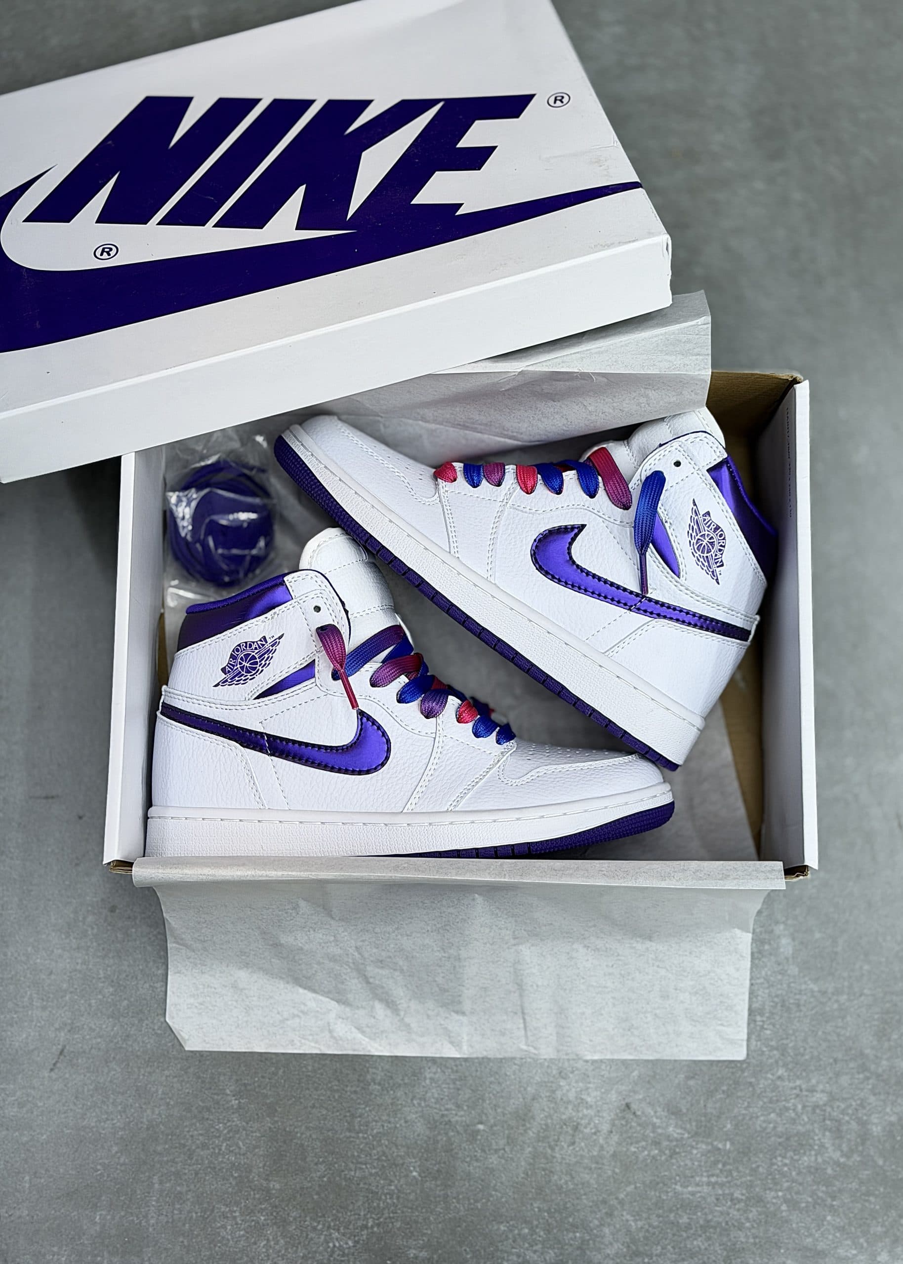| نایک جردن ساقدار سفید بلوری | NIKE JORDAN 1 HIGE — تصویر ۳