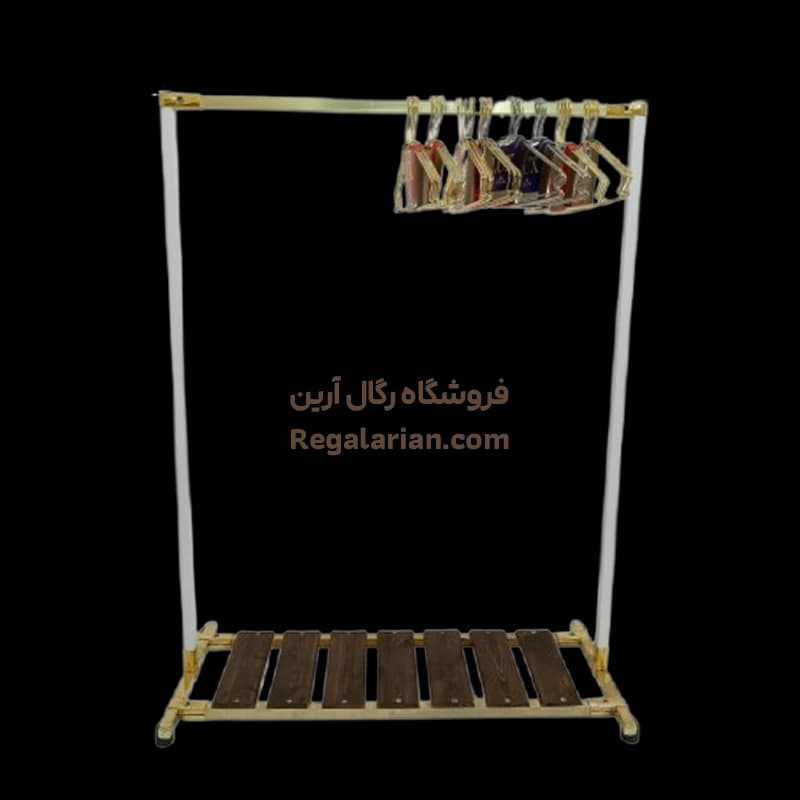 رگال کف چوب سفید طلایی