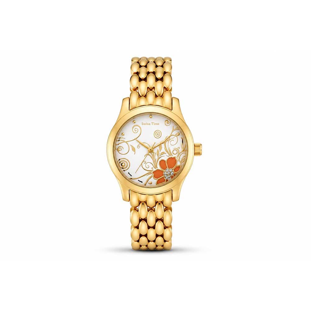 ساعت مچی زنانه | سوئیس تایم Swiss Time ST325-GP/Wh