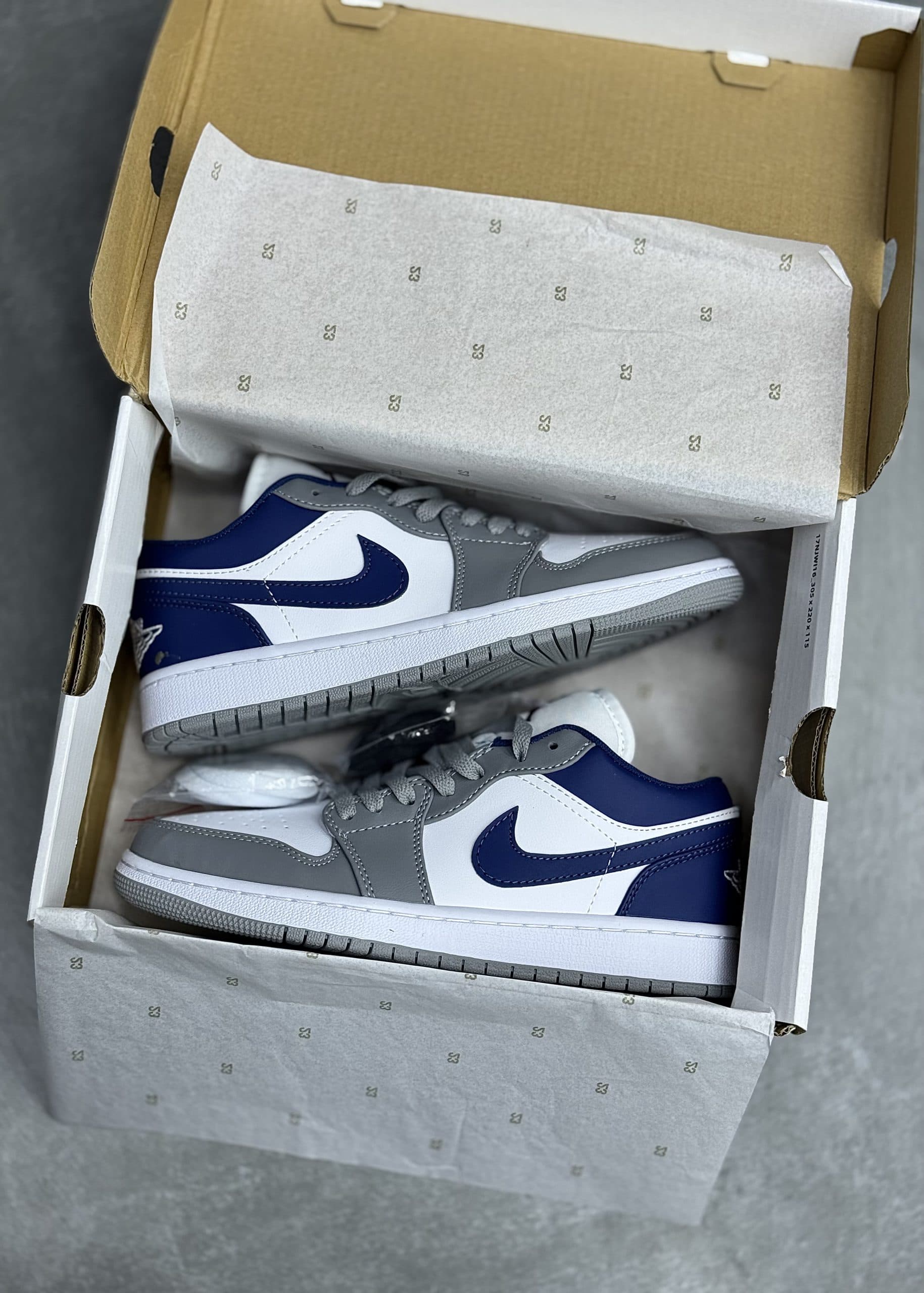نایک جردن وان فرنچ بلو | Jordan 1 Low STAELTH FRENCH BLUE — تصویر ۳