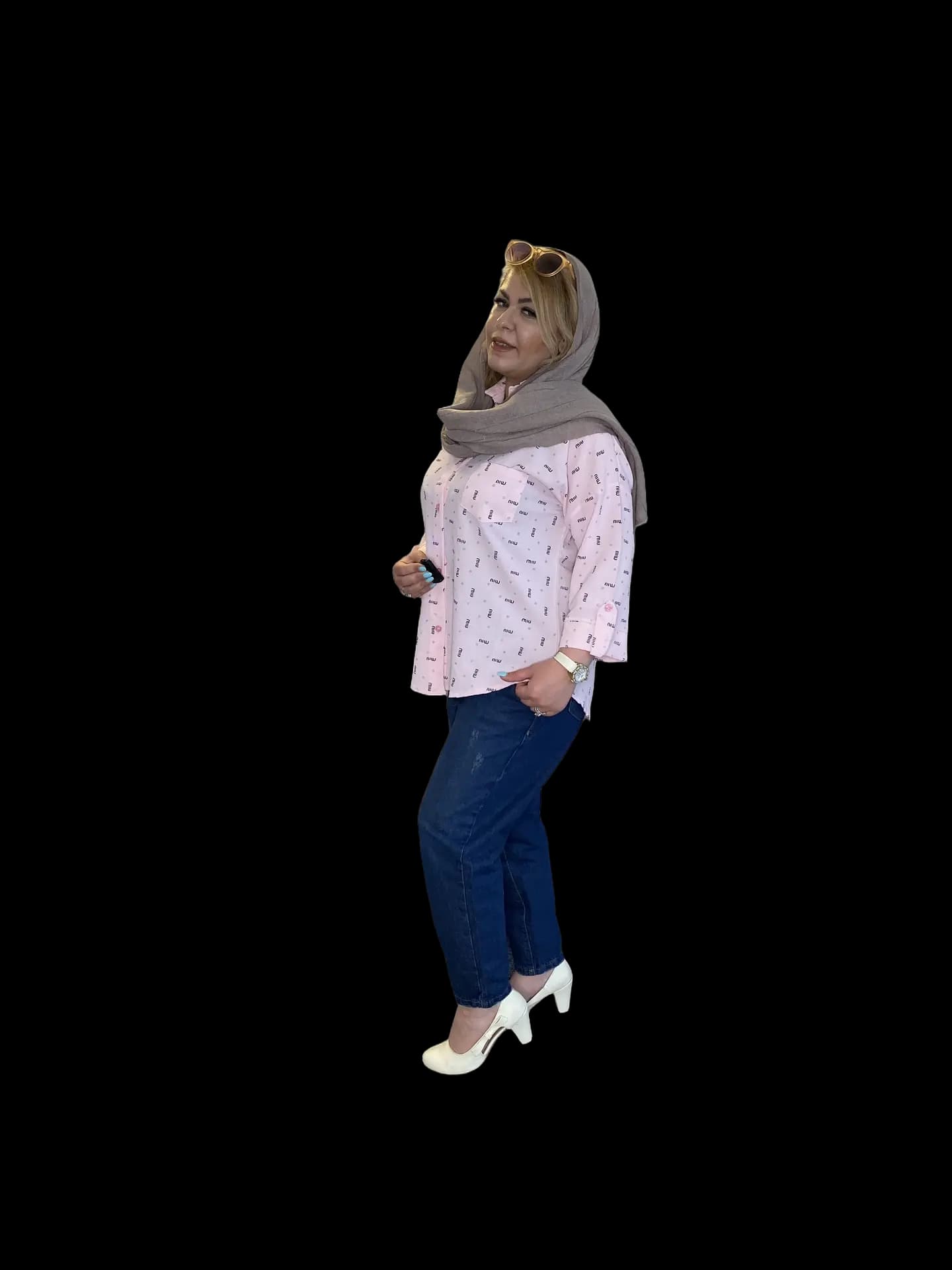 شومیز صورتی میو میو — تصویر ۲
