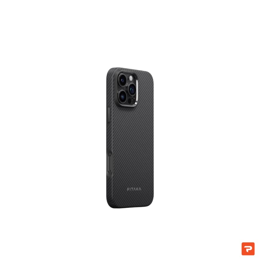 قاب pitaka مدل military black gray مناسب برای iphone 16 pro max