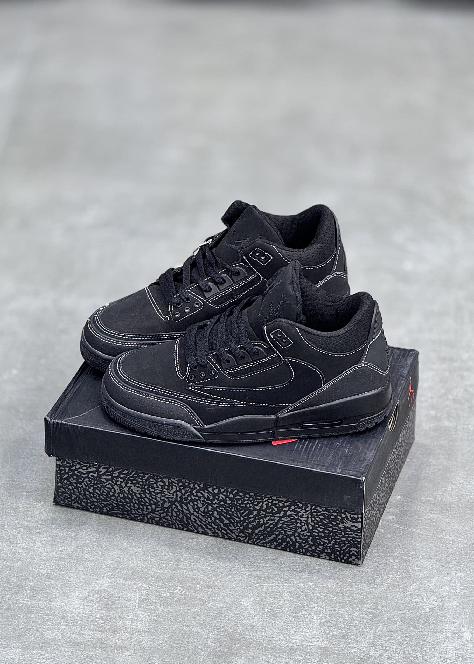 | نایک جردن 3 بلک کت| NIKE JORDAN 3 TRAVIS BLACK CAT