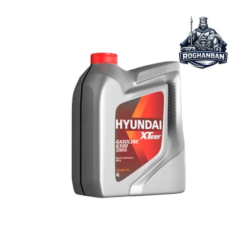 روغن موتور 20w50 SL هیوندای 4 لیتری