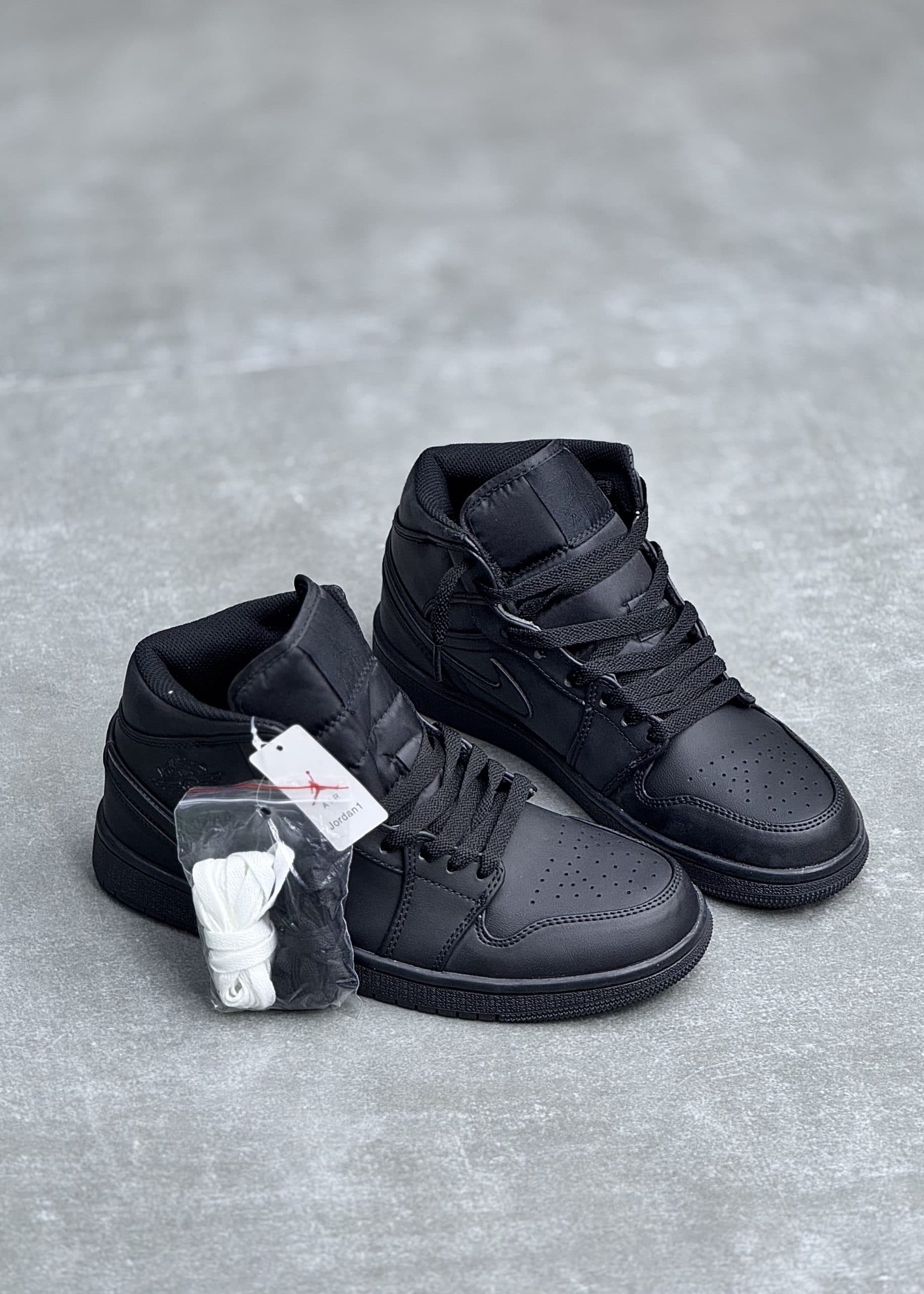 | نایک جردن ساقدار تمام مشکی | NIKE JORDAN 1 HIGE BLACK — تصویر ۴