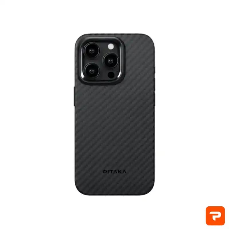 قاب فیبرو کربنی پیتاکا مدل Pitaka protective Yet Slim MagEz case pro 4 مناسب برای iphone 15 pro max