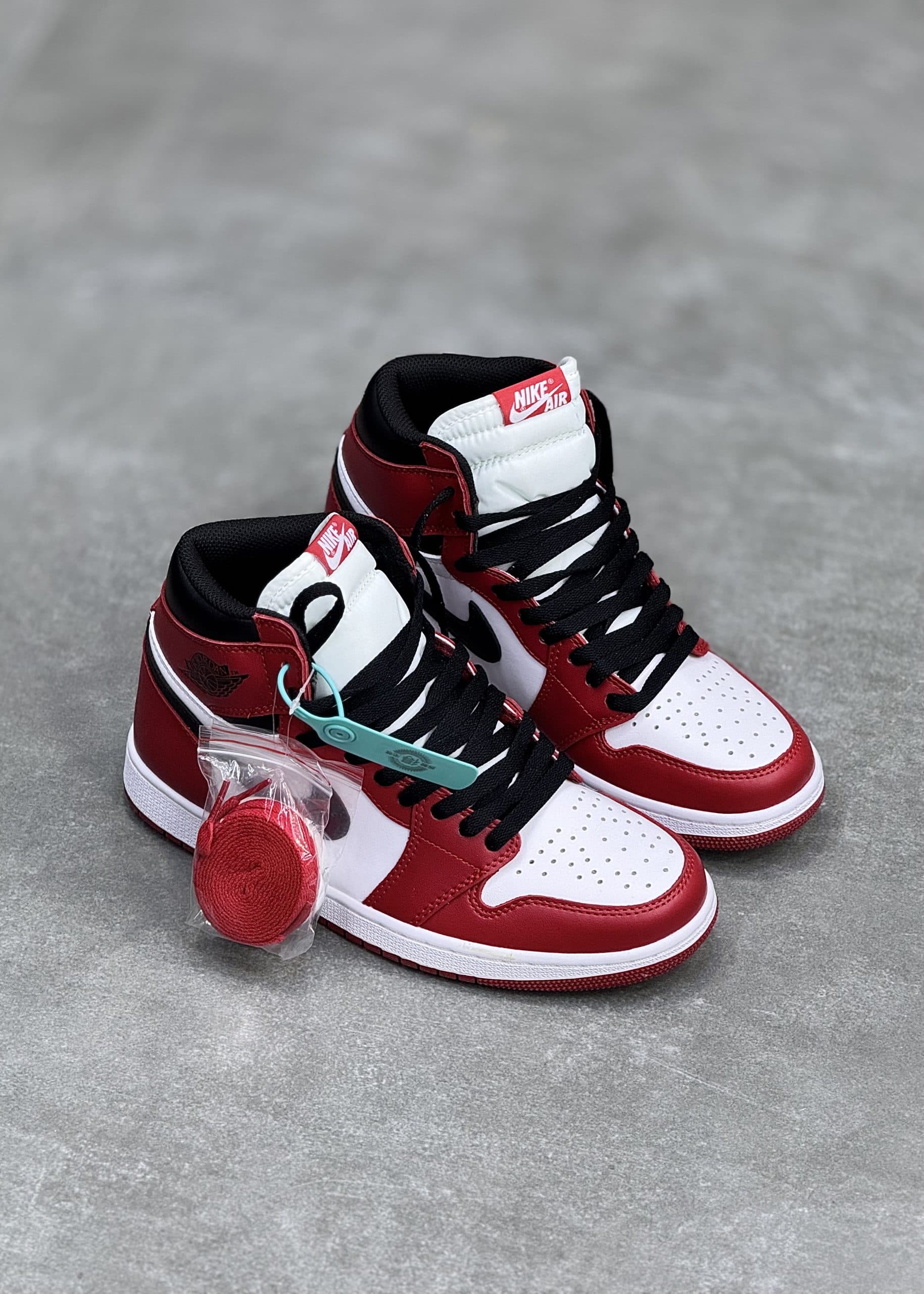 | نایک جردن ساقدار سفید قرمز | NIKE JORDAN 1 HIGE WHITE RED — تصویر ۴