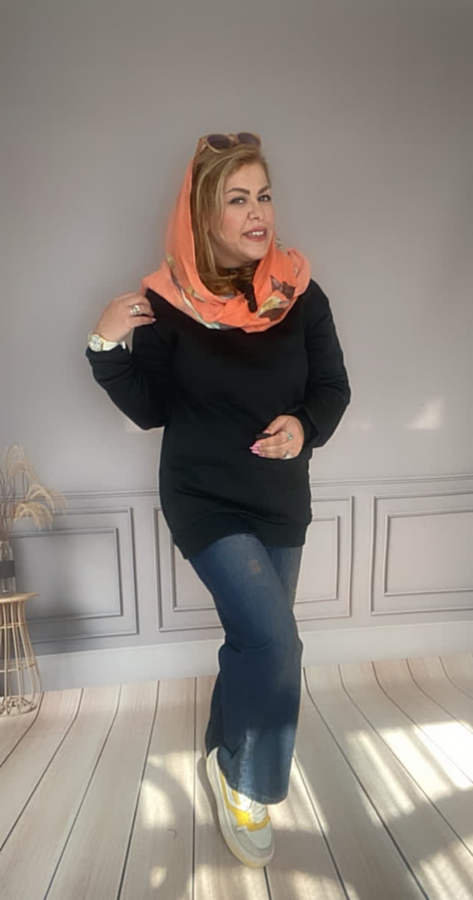 هودی مشکی توکرکی ضخیم