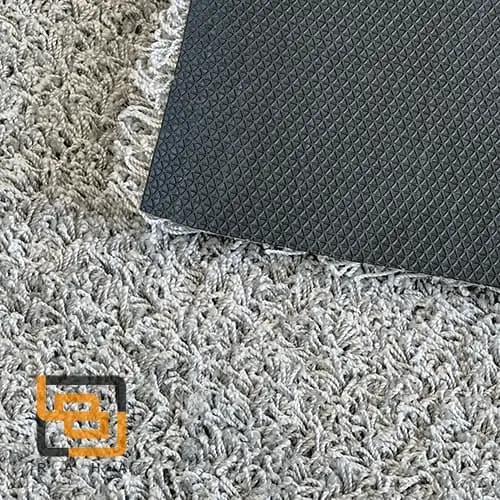 فرش موکت کات پالاز شگی (لیندا) کد 9115 طوسی — تصویر ۵