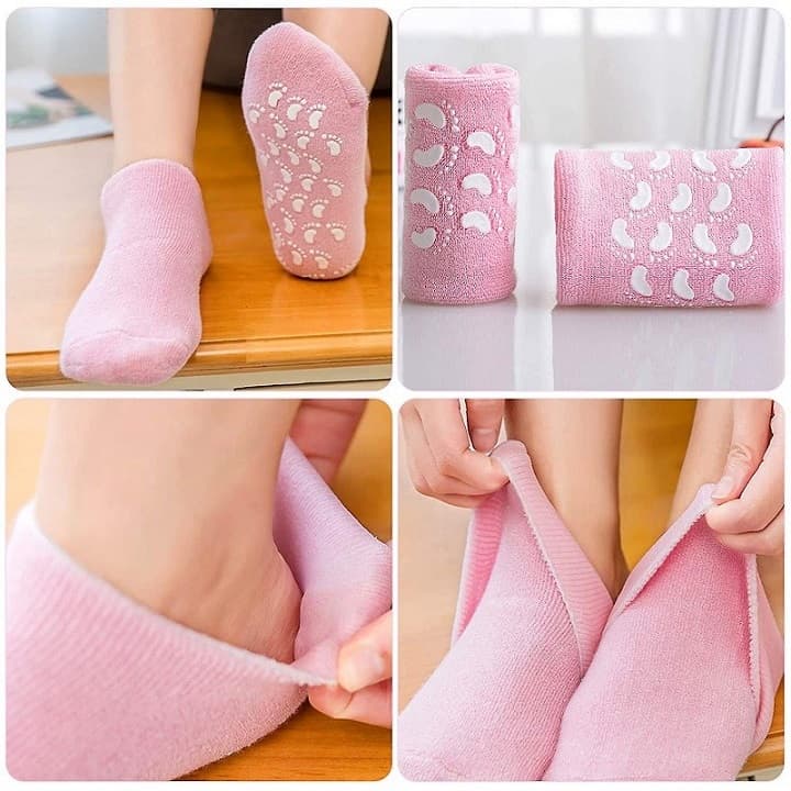 جوراب سیلیکونی ژله‌ای ترک پا — تصویر ۳