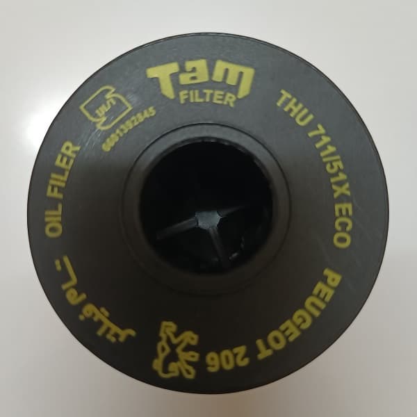 فیلتر روغن تام مناسب پژو 206 مدل THU711/51X ECO — تصویر ۲