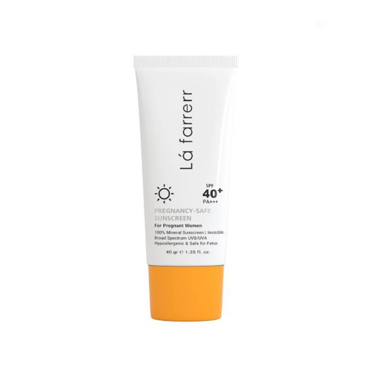 کرم ضدآفتاب بارداری لافارر مناسب انواع پوست SPF 40 — تصویر ۲