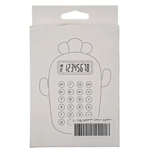 ماشین حساب فانتزی طرح کاکتوس کد 6602 200 — تصویر ۲