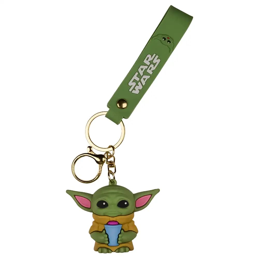 جاکلیدی سیلیکونی طرح بیبی یودا سری ۲ (Baby Yoda)