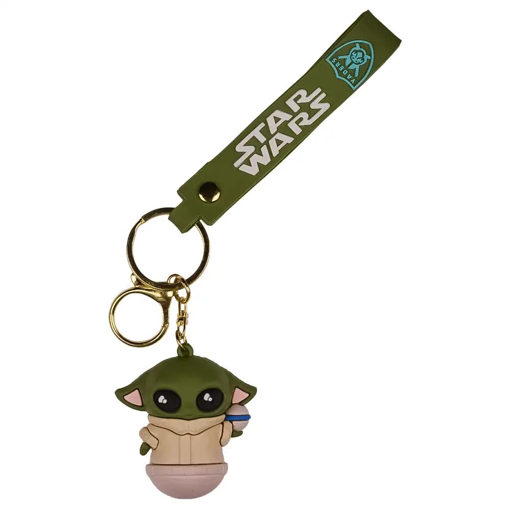 جاکلیدی سیلیکونی طرح بیبی یودا سری ۱ (Baby Yoda)