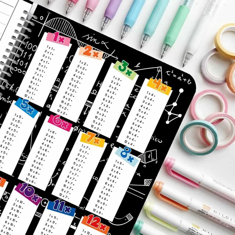 دفتر مشق 50 برگ مستر راد مدل دفتر ریاضی math 1719 — تصویر ۹