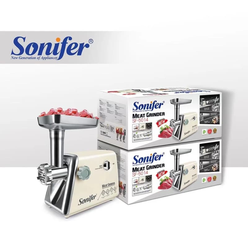 چرخ گوشت سونیفر مدل SF-5014 | موتور ۱۵۰۰ وات — تصویر ۲