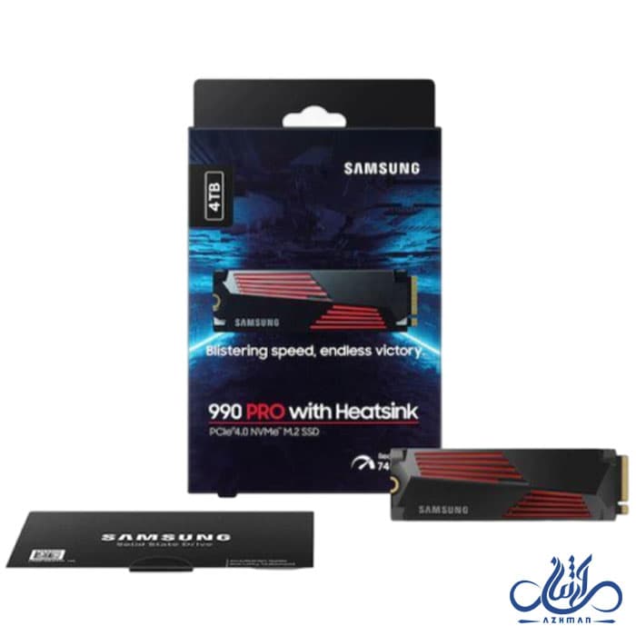 حافظه اس اس دی اینترنال سامسونگ مدل SAMSUNG 990 PRO HEATSINK 4T