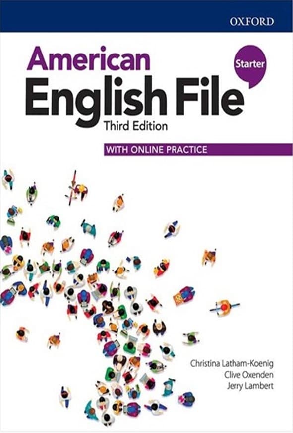 کتاب American English file satarter آمریکن انگلیش فایل استارتر