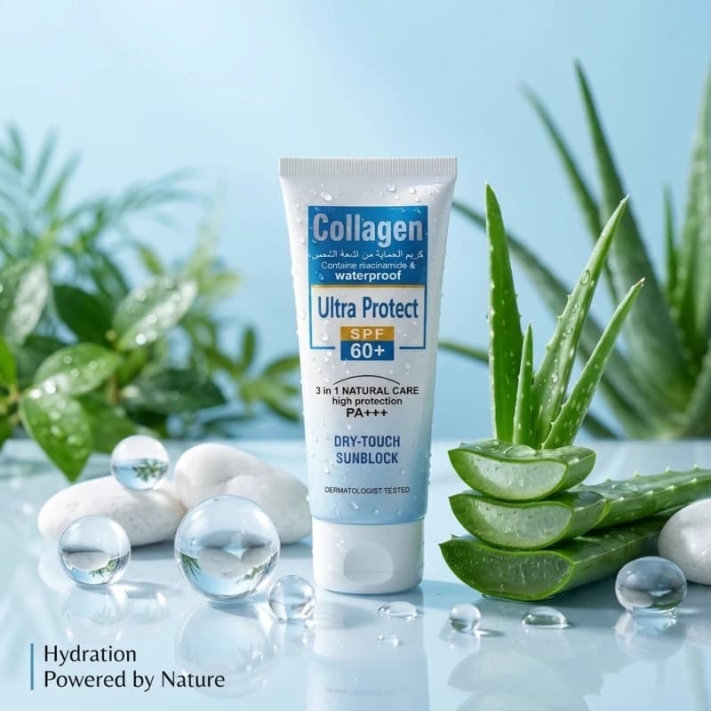 کرم ضد آفتاب و روشن‌کننده کلاژن SPF 60+ (حاوی نیاسینامید) کاترین — تصویر ۴
