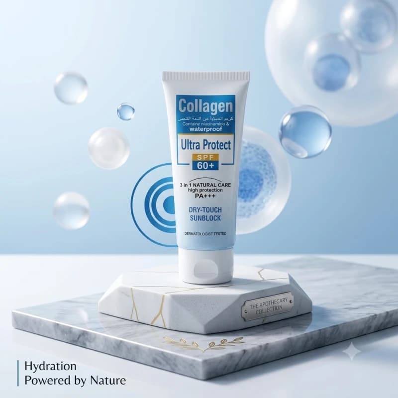 کرم ضد آفتاب و روشن‌کننده کلاژن SPF 60+ (حاوی نیاسینامید) کاترین — تصویر ۳