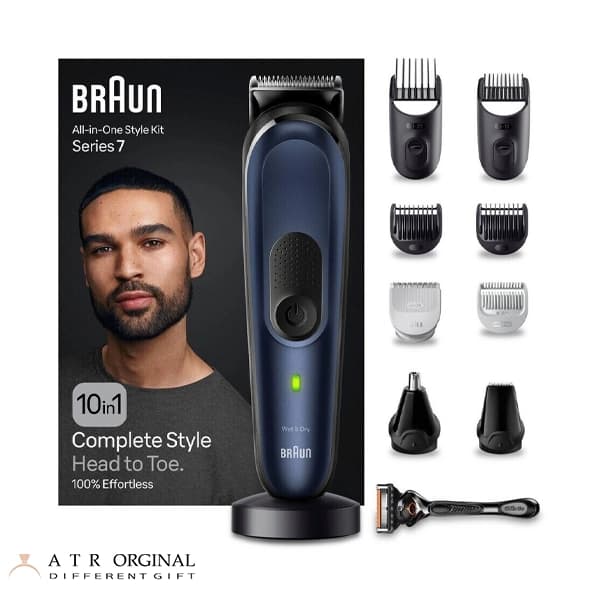 ست ماشین اصلاح براون مدل MGK7421 — تصویر ۱۲