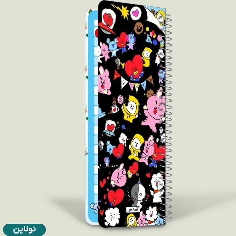 دفترچه یادداشت مستر راد مدل To Do List طرح BT21 کد Tiba-1504 — تصویر ۴