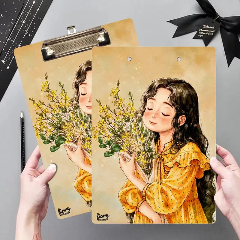 تخته شاسی مستر راد سایز A4 مدل دختر جنگل کد fiory 2396 — تصویر ۵