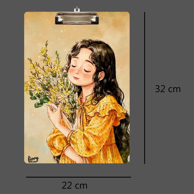 تخته شاسی مستر راد سایز A4 مدل دختر جنگل کد fiory 2396 — تصویر ۶