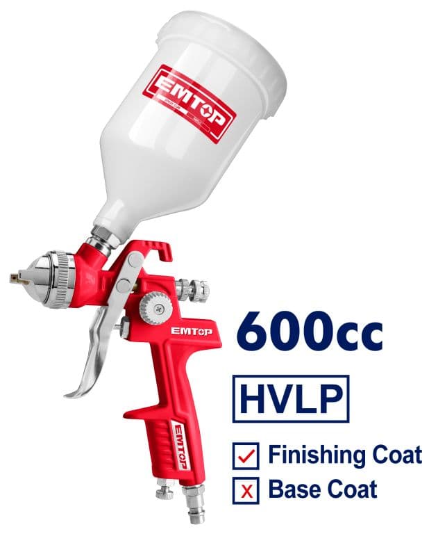 پیستوله کاسه رو سه تنظیم 600cc ام تاپ