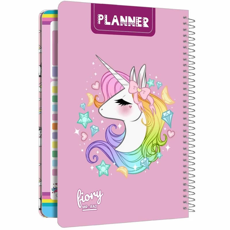 دفترچه برنامه ریزی مستر راد طرح پلنر روزانه اسب تک شاخ Unicorn 1678