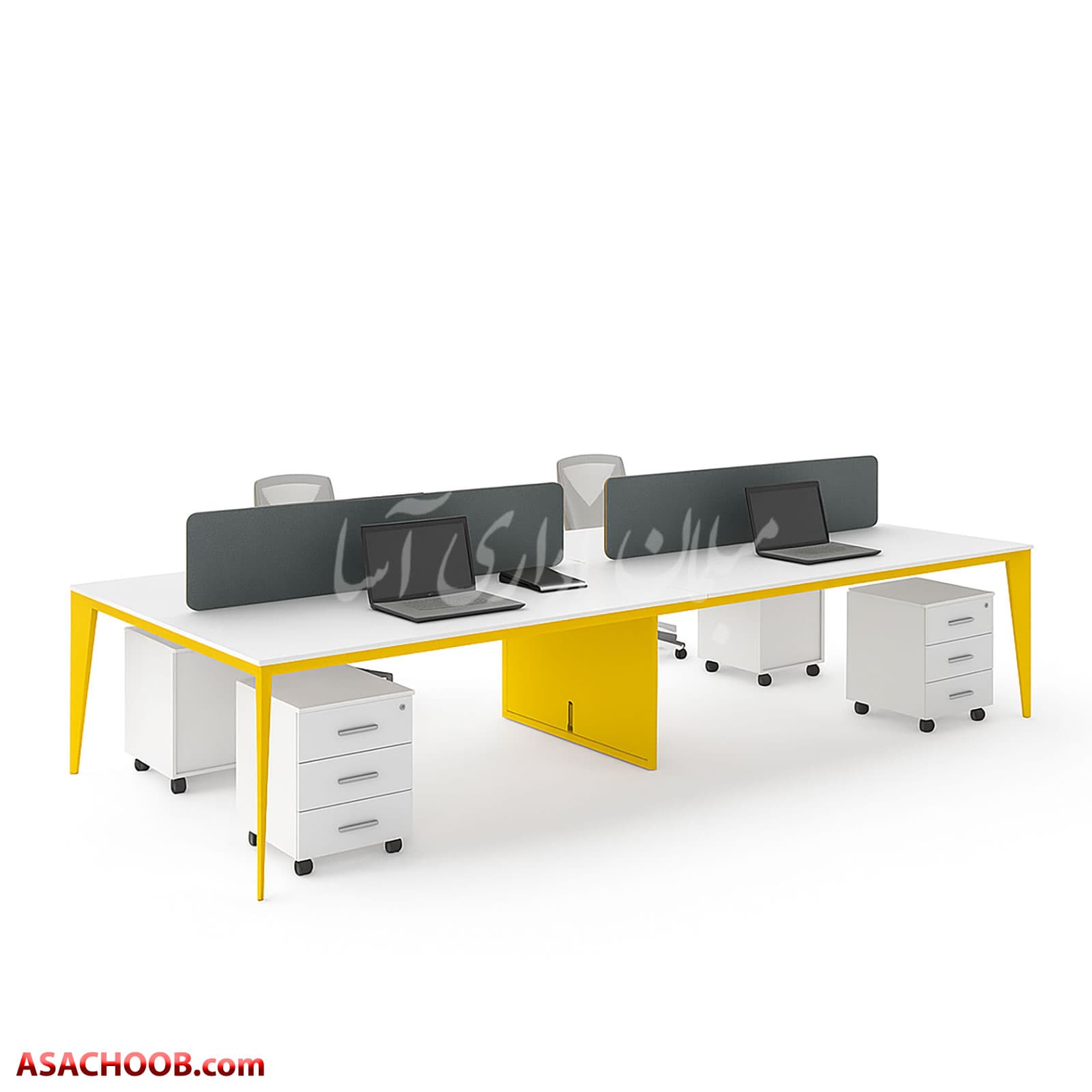 میز کارگروهی F117 فایل دار — تصویر ۳