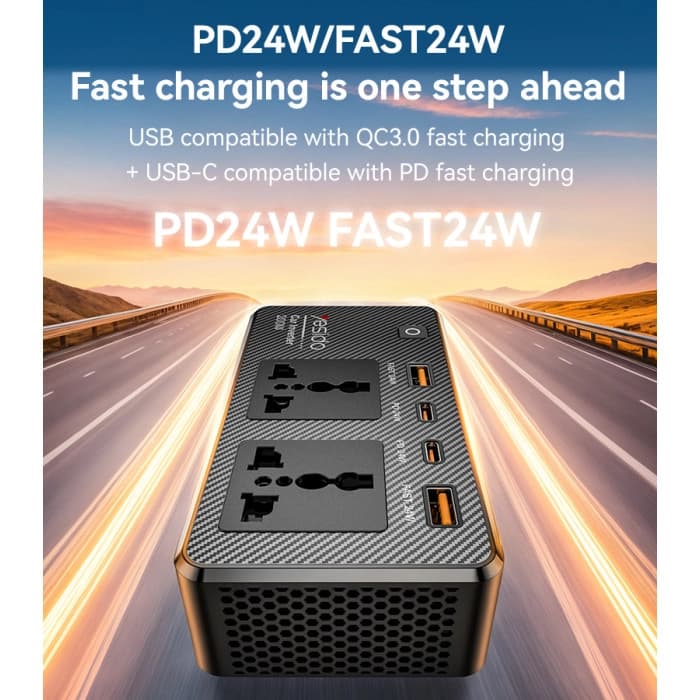 اینورتر 200w وات یسیدو مدل yesido VC07 12V To 200W — تصویر ۳
