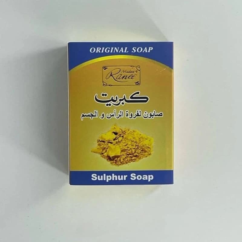 صابون کبریت (Sulfur Soap) روشن کننده بدن و مناسب پوست سر