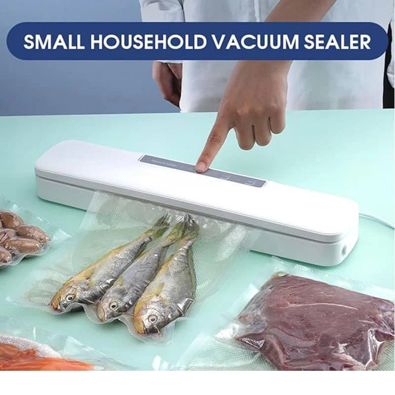 دستگاه وکیوم و پرس حرارتی گرین لاین مدل Green Lion Vacuum Sealer Machine White GNPORVACUMWH — تصویر ۳