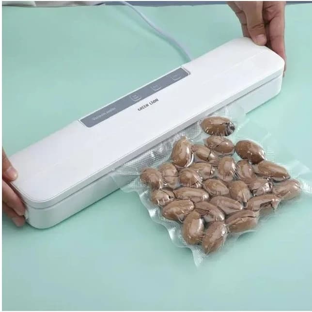 دستگاه وکیوم و پرس حرارتی گرین لاین مدل Green Lion Vacuum Sealer Machine White GNPORVACUMWH — تصویر ۲