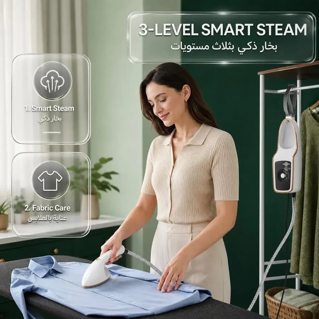 اتو بخار 1950 وات گرین لاین مدل Steam Master BX130 | اتو بخار و اتو خشک — تصویر ۷