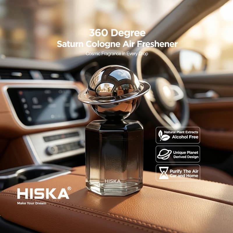 خوشبو کننده هیسکا مدل HISKA HR-29 Saturn Cologne | خوشبوکننده لوکس خودرو و محیط با رایحه کلن — تصویر ۵