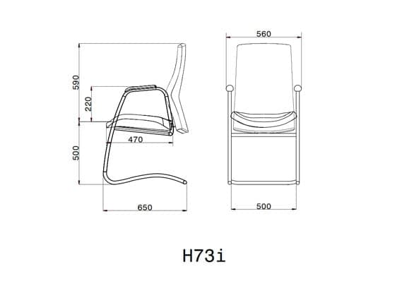صندلی کنفرانسی لیو H73i — تصویر ۵