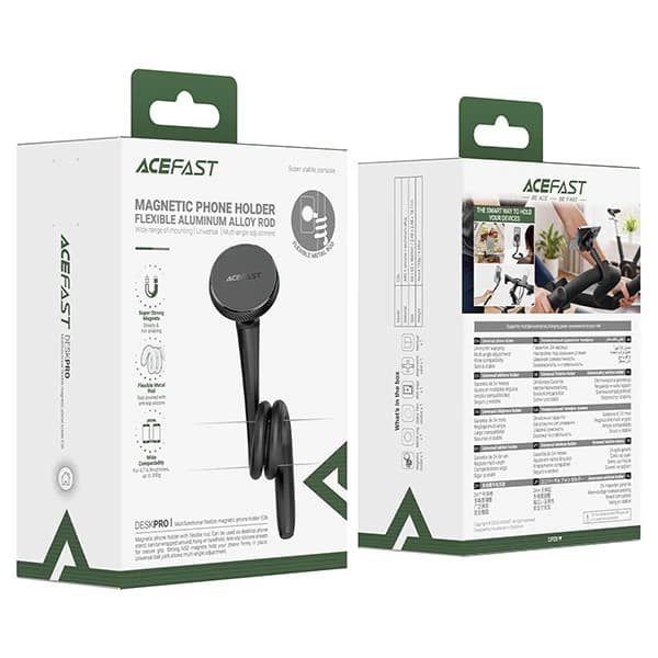 پایه نگهدارنده مگنتی گوشی ایس فست مدل ACEFAST E36؛ بازوی انعطافپذیر 46 سانتیمتری با آهنربای N52 — تصویر ۷