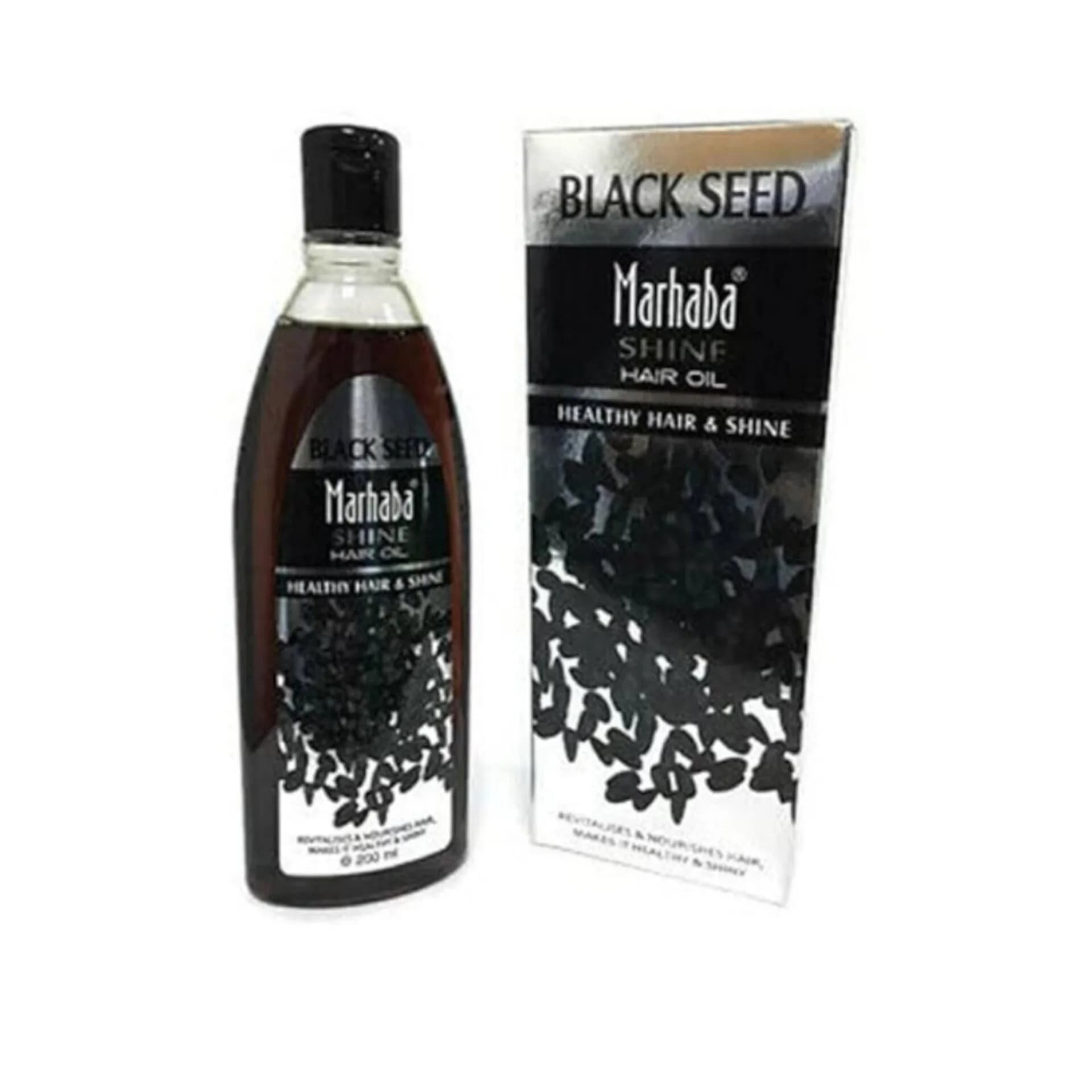 روغن مو سیاه دانه مرحبا هندی 200 میلی (احیا کننده)