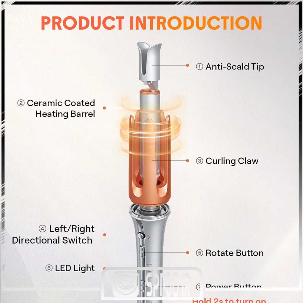 فرکننده خودکار مو شیگلم SHEGLAM It-Curl One-Touch Instant Curler 25mm — تصویر ۲