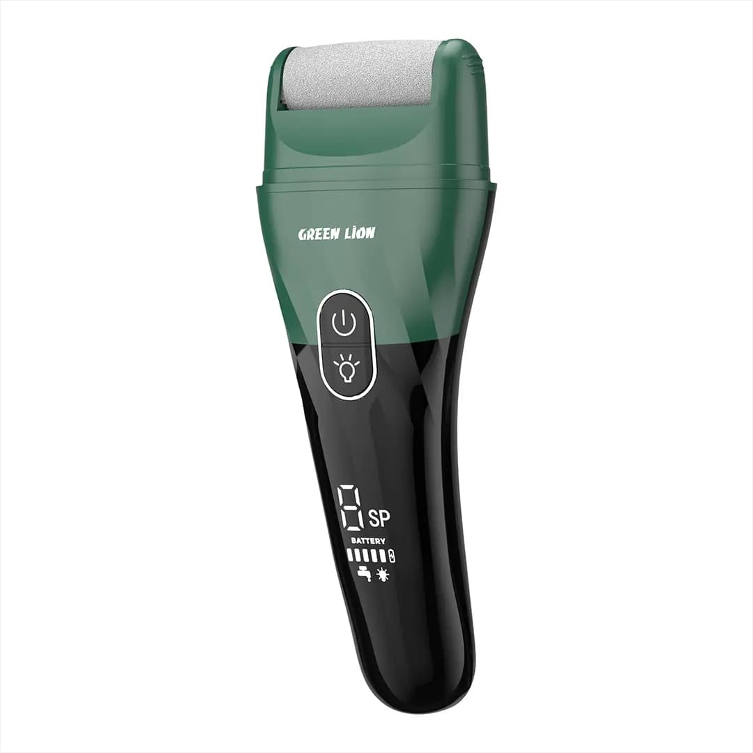 سنگ پا برقی و پینه بردار گرین لاین مدل Green Lion Callus Remover GL-TM58، باتری 2000mAh و IPX6
